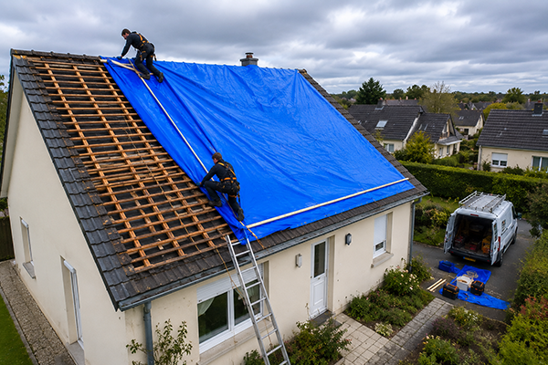 Votre toiture fuit en Centre-Val de Loire ? La pose d'une bâche de protection permet de préserver votre habitation avant la réparation définitive du toit. Comparez gratuitement les couvreurs spécialisés en bâchage toiture et intervention d'urgence près de chez vous.
